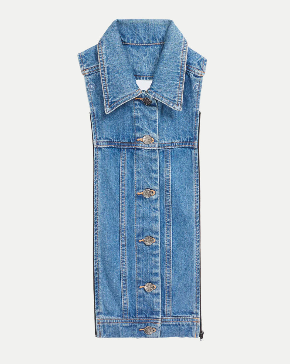 Veronica Beard | Denim Slate Dickey Denim Blue