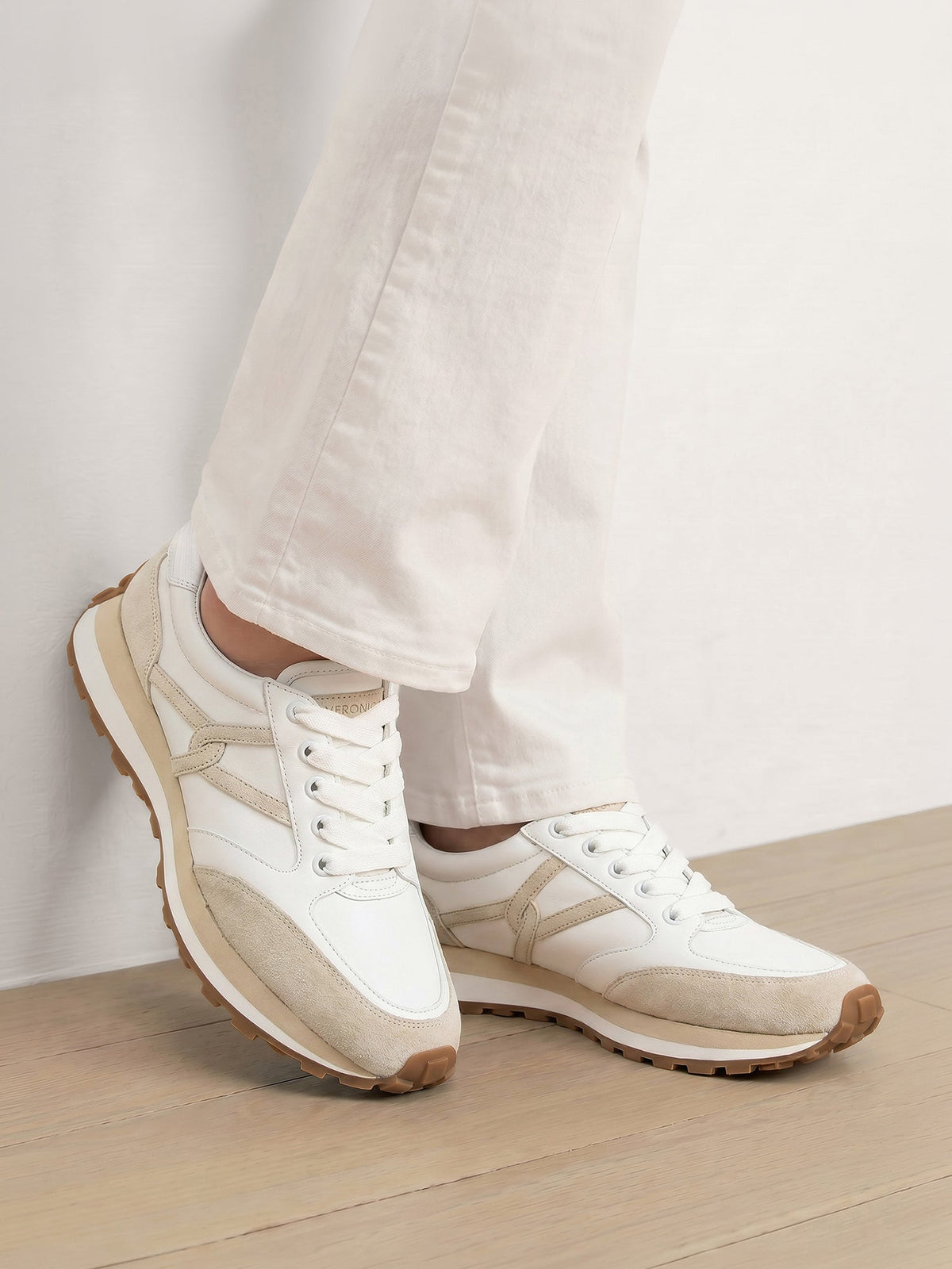 Veronica Beard | Valentina Sneaker in Ecru Ecru