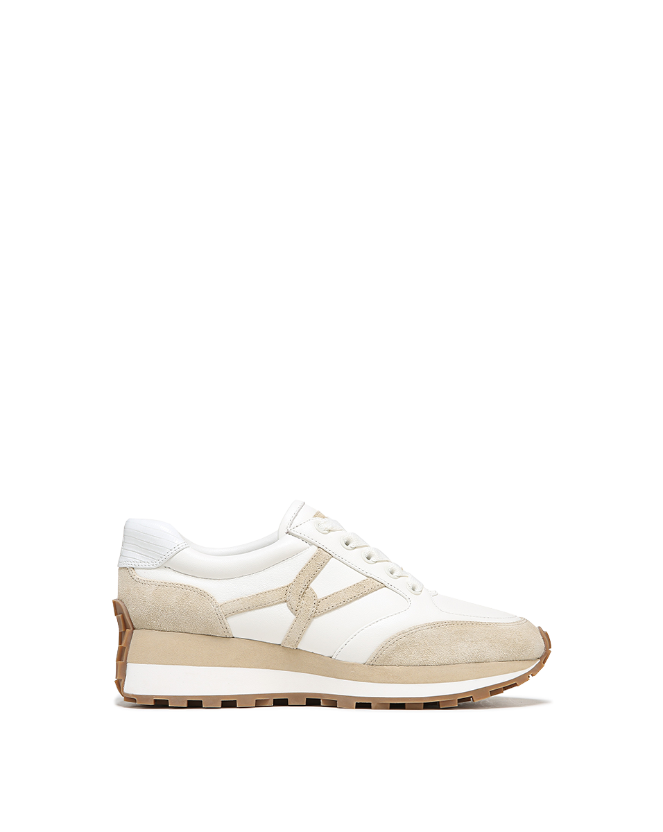 Veronica Beard | Valentina Sneaker in Ecru Ecru