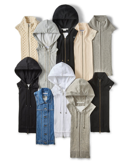Veronica Beard | Hoodie Dickey Heather Grey