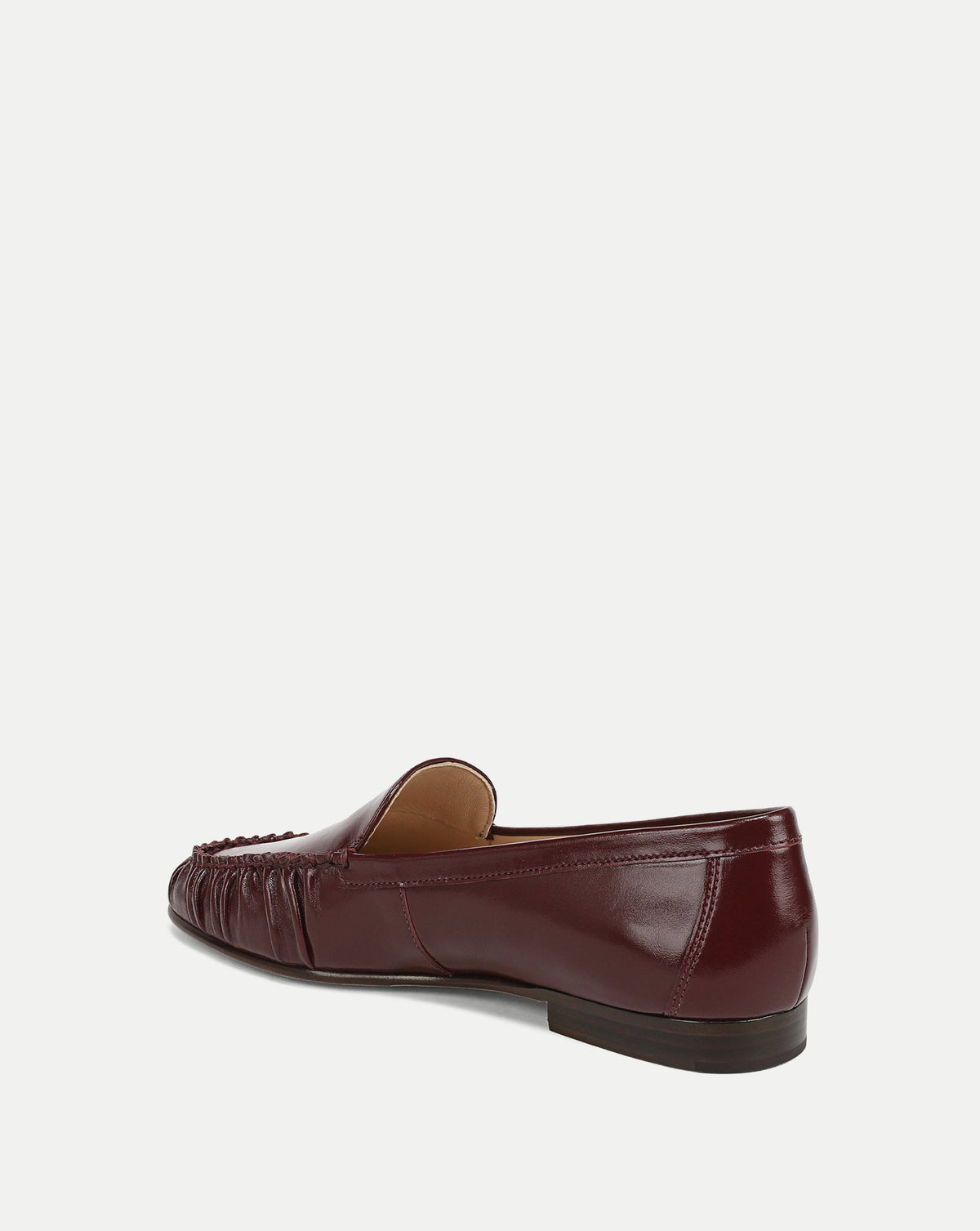Veronica Beard | Prilla Leather Loafer in Burgundy Pinot Noir Pinot Noir
