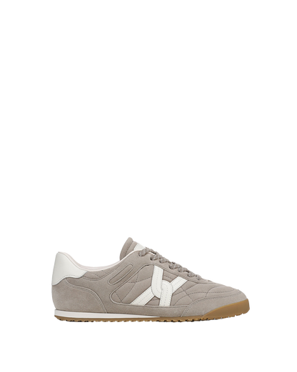 Veronica Beard | Natalia Suede Sneaker in Grey Cobblestone Cobblestone