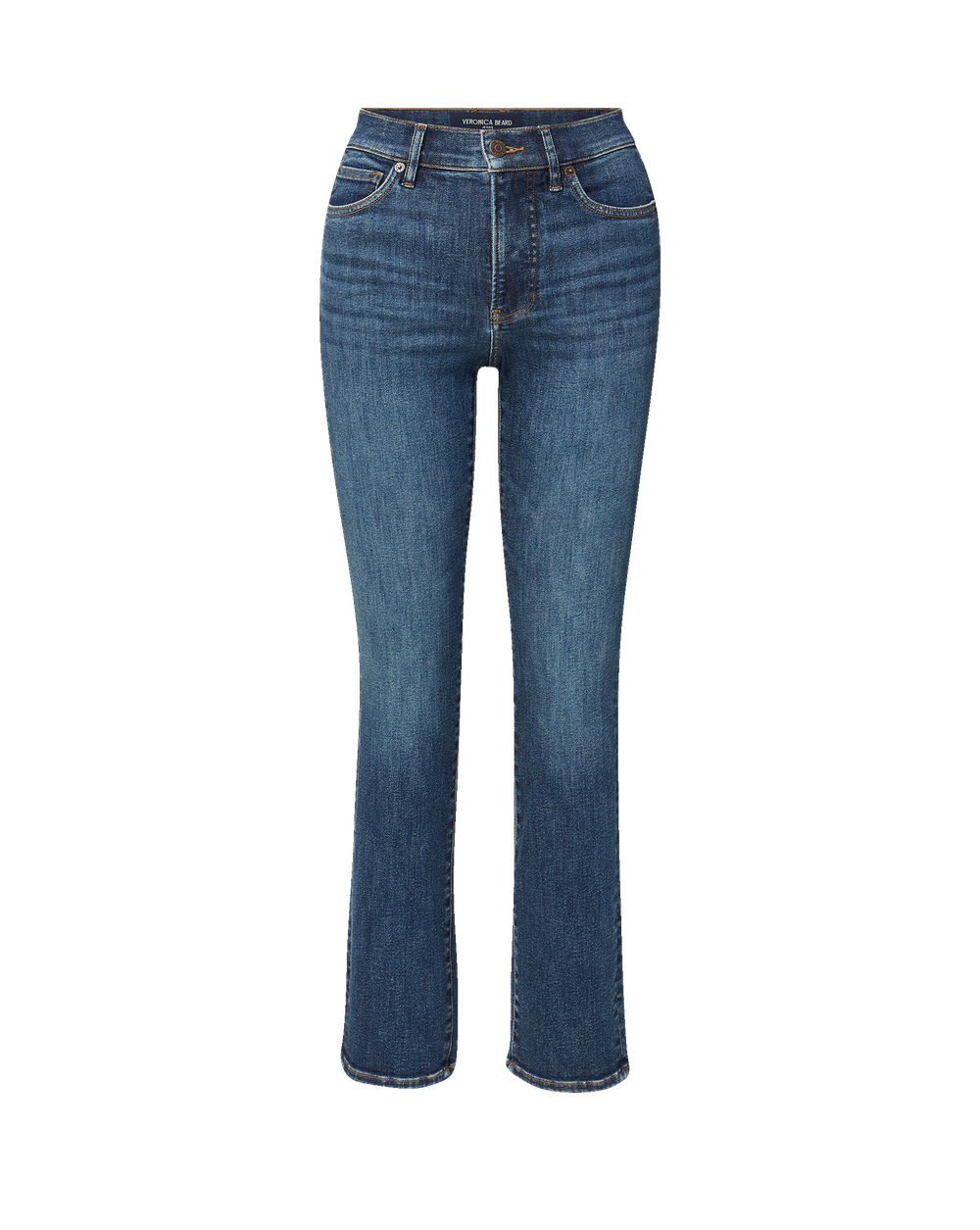 Veronica Beard | Milla Cropped Straight-Leg Jean in Roadside Blue Roadside Blue