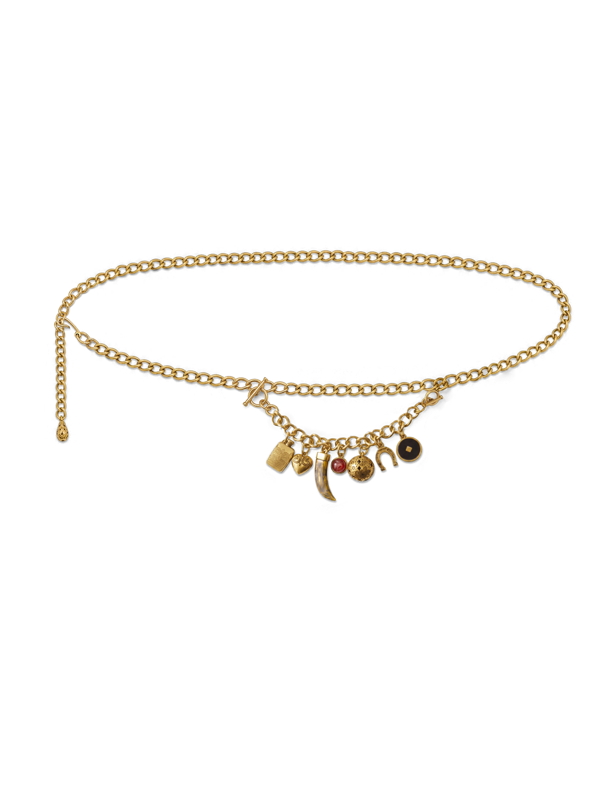 Veronica Beard | Western Chain Belt in Odb Gold Gold