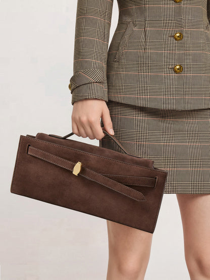 Veronica Beard | Veronica Beard Dash Clutch in Espresso Dark Brown Espresso