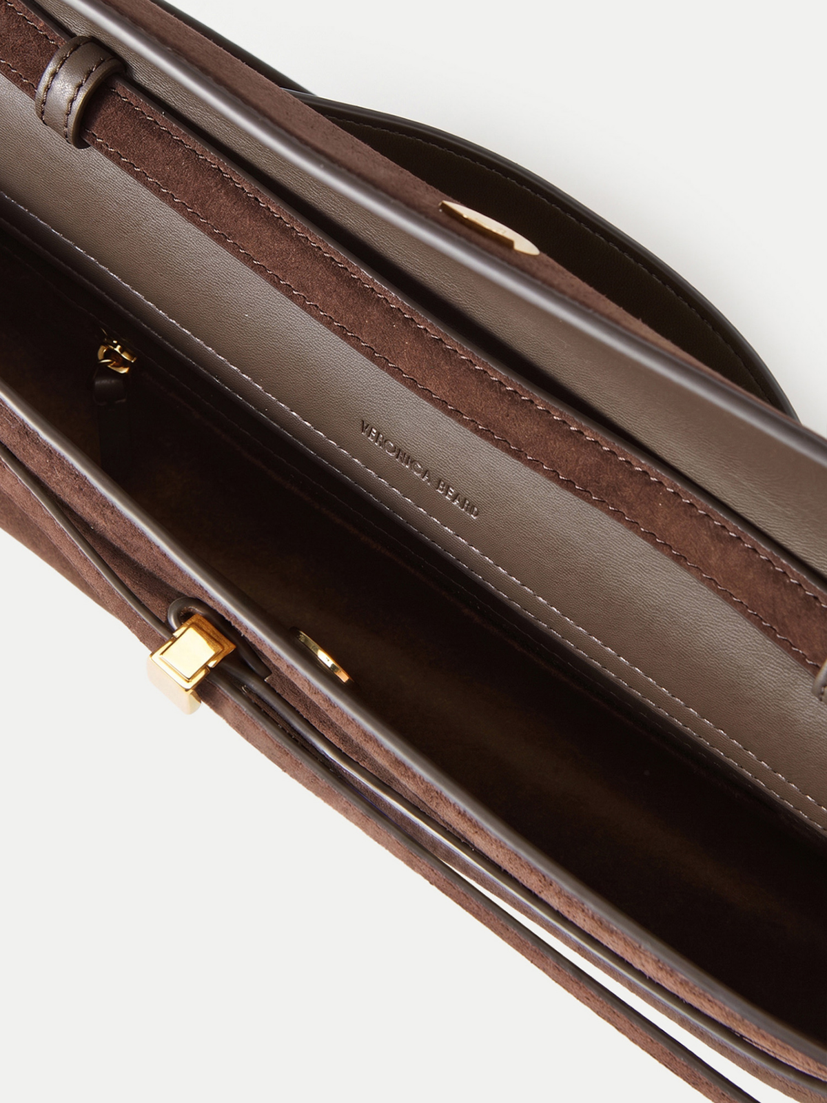 Veronica Beard | Veronica Beard Dash Clutch in Espresso Dark Brown Espresso