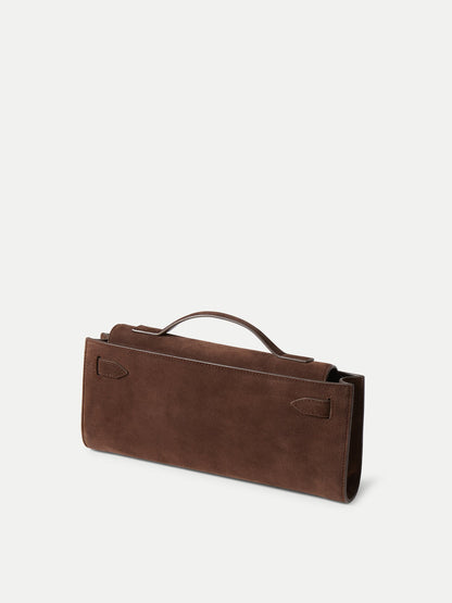 Veronica Beard | Veronica Beard Dash Clutch in Espresso Dark Brown Espresso