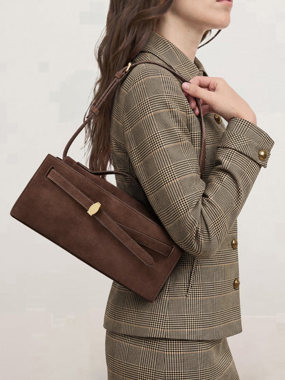 Veronica Beard | Veronica Beard Dash Clutch in Espresso Dark Brown Espresso