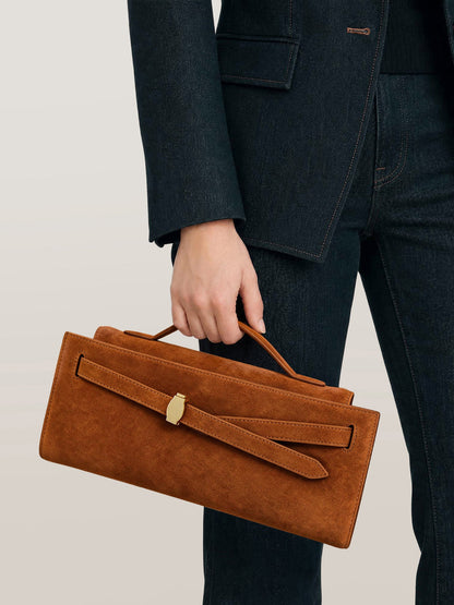 Veronica Beard | Veronica Beard Dash Clutch in Tobacco Brown Tobacco