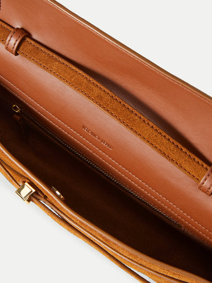 Veronica Beard | Veronica Beard Dash Clutch in Tobacco Brown Tobacco