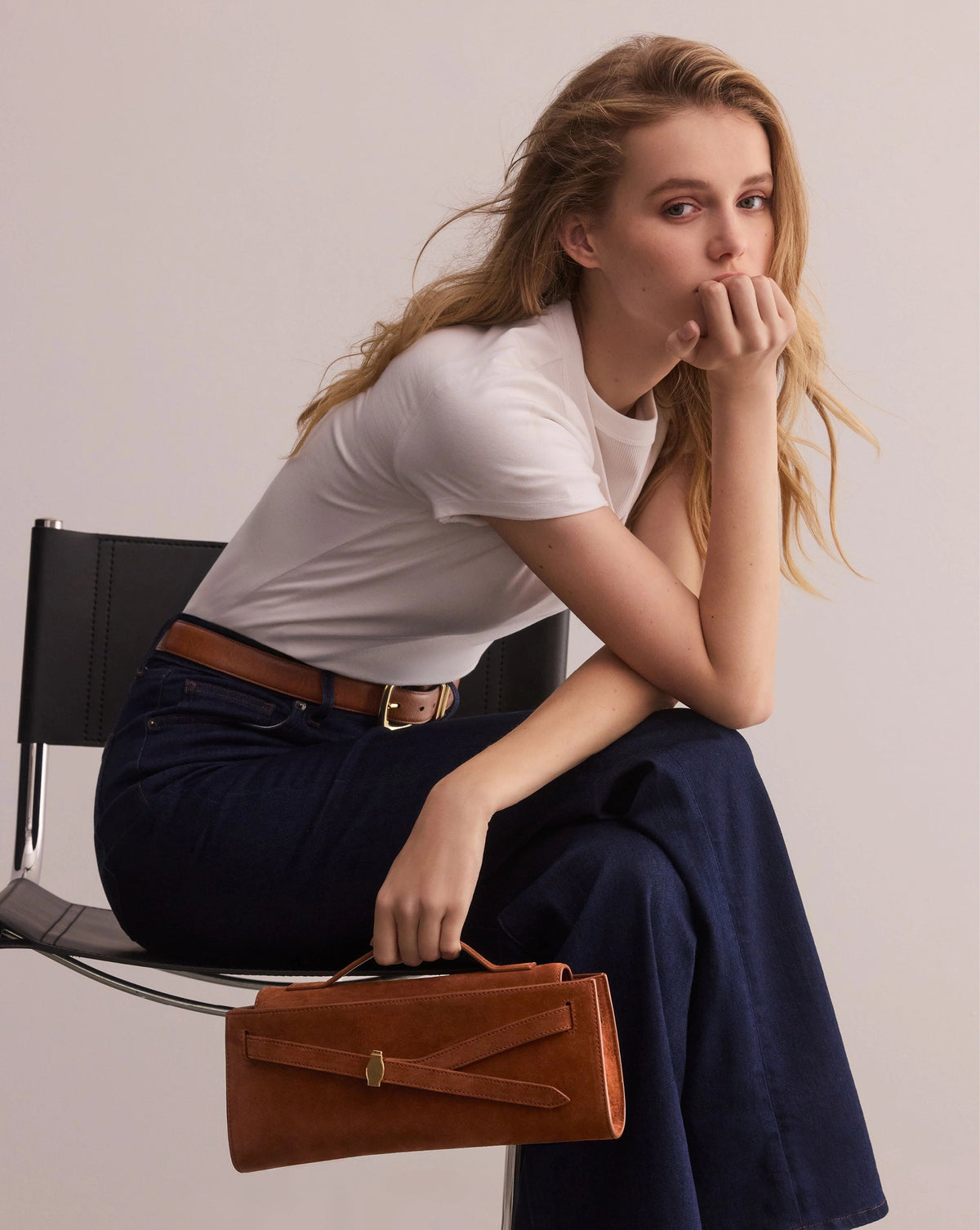 Veronica Beard | Veronica Beard Dash Clutch in Tobacco Brown Tobacco