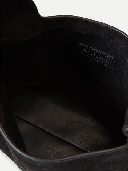 Veronica Beard | Veronica Beard Swing Clutch in Black Suede Black
