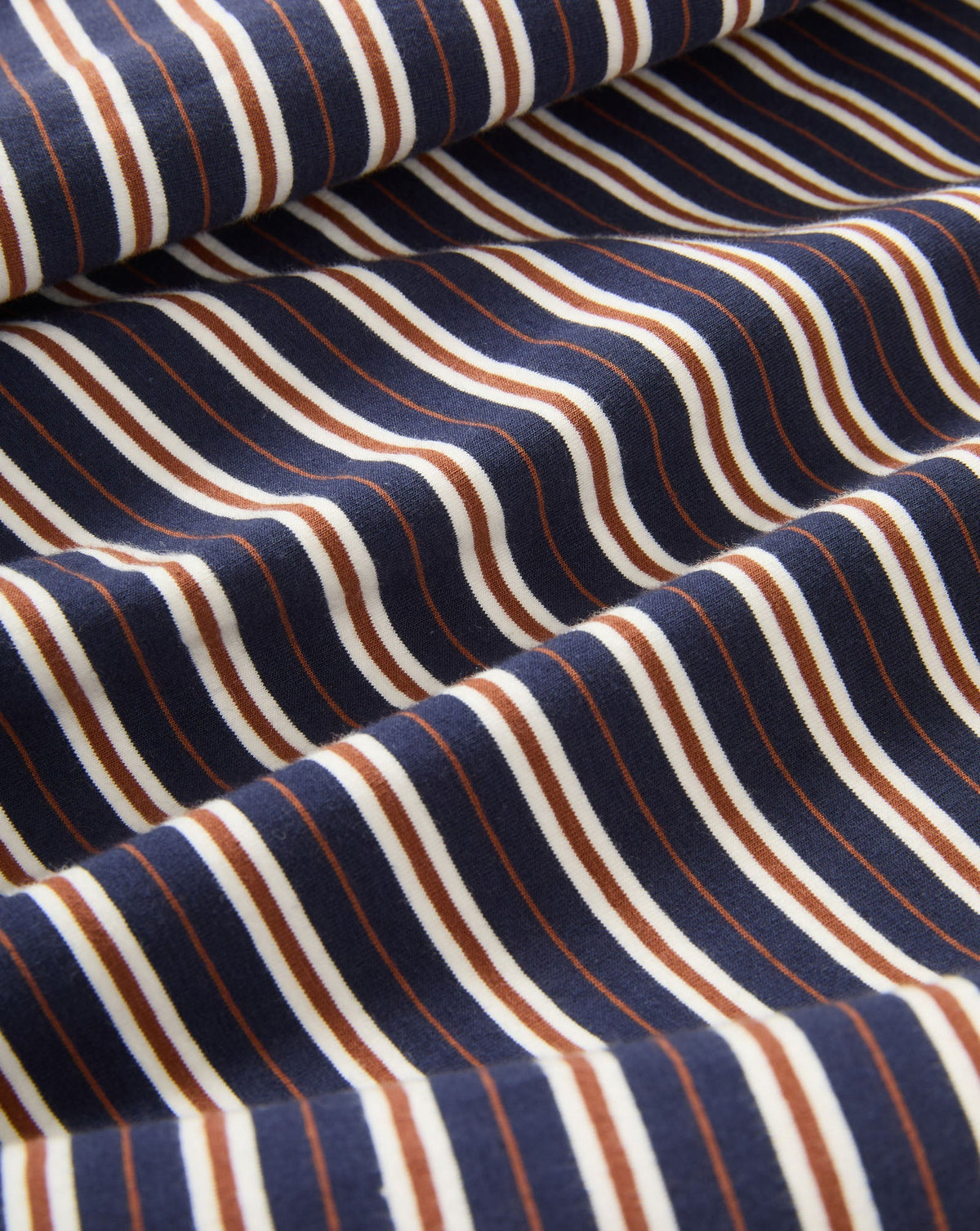 Veronica Beard | Mason Baseball T-Shirt in Heritage Navy Multi Stripes Heritage Navy Multi