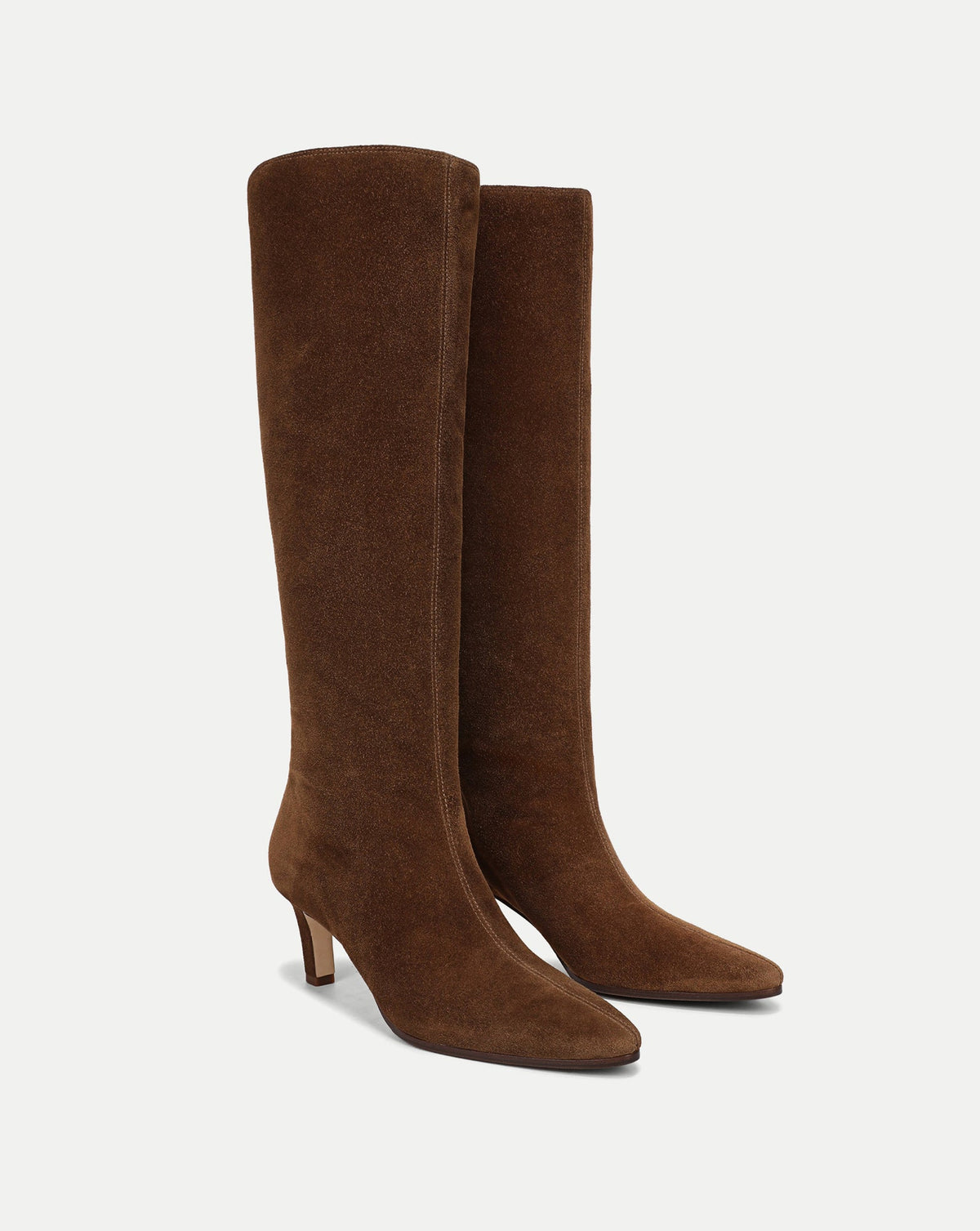 Veronica Beard | Aisla Mid-Heel Boot in Espresso Espresso