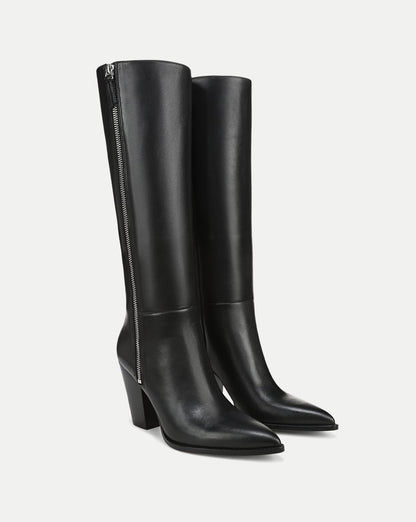 Veronica Beard | Levanne Block-Heel Boot in Black Black