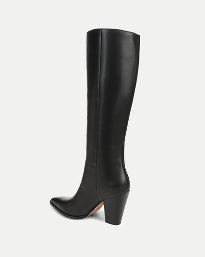 Veronica Beard | Levanne Block-Heel Boot in Black Black