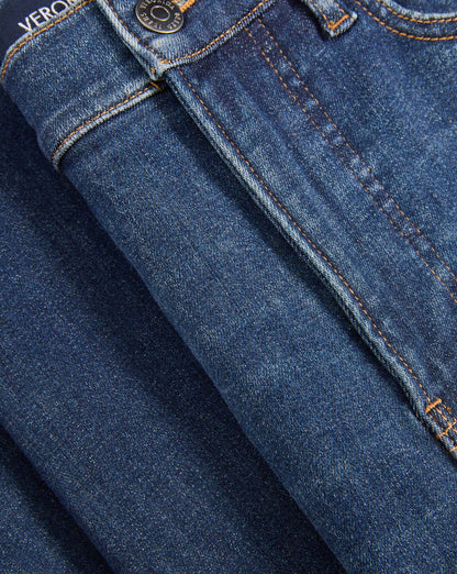 Veronica Beard | Taylor Wide-Leg Jean in Dark Blue Denim Sweet Dream Sweet Dream