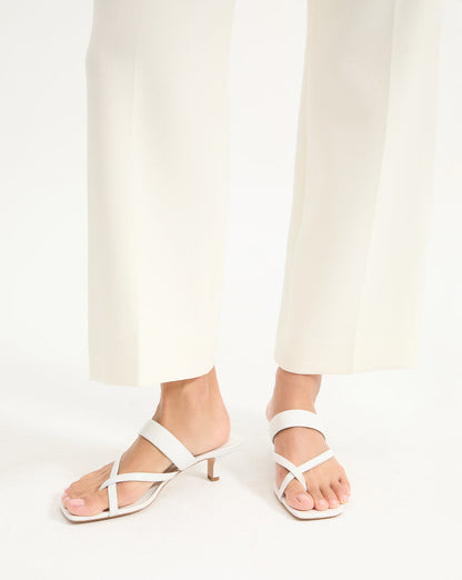 Veronica Beard | Alanis Sandal in White Coconut