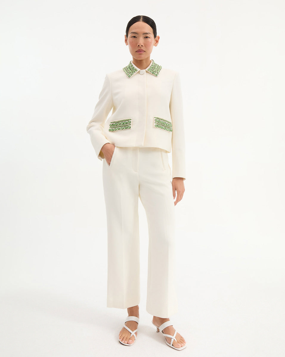 Veronica Beard | Alanis Sandal in White Coconut