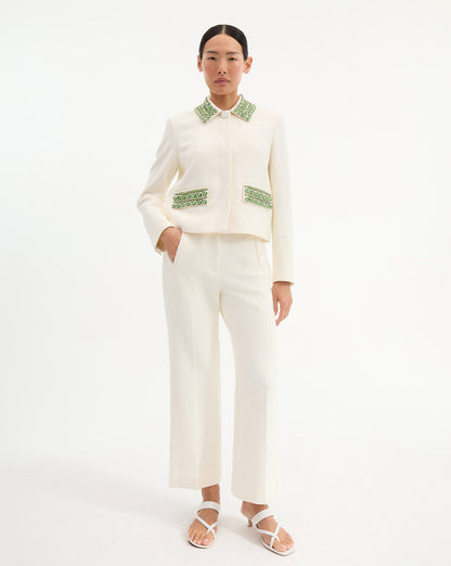 Veronica Beard | Alanis Sandal in White Coconut