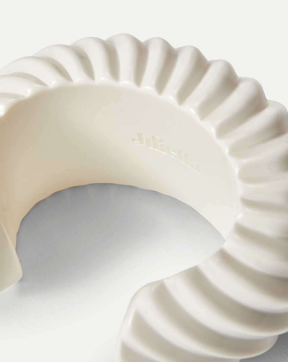 Veronica Beard | Rowan Cuff Bracelet in White Ivory