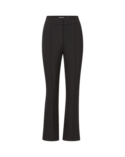Veronica Beard | Dell Scuba Slim-Leg Pant in Black Black