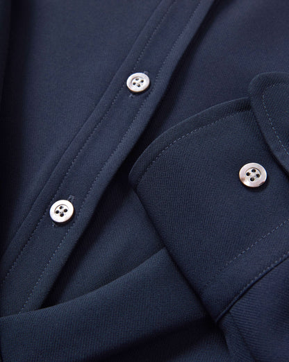 Veronica Beard | Ellers Midi Shirtdress Dress in Navy Navy