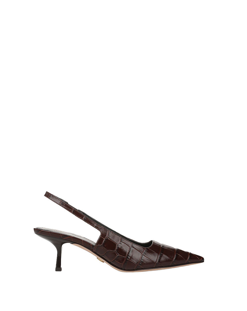 Veronica Beard | Cashel Slingback Heel in Chocolate Brown Chocolate