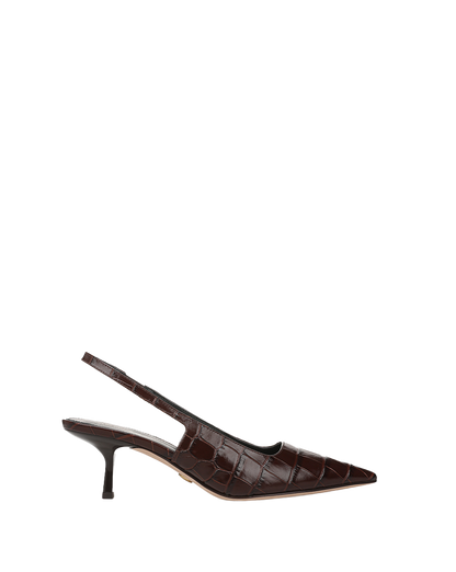 Veronica Beard | Cashel Slingback Heel in Chocolate Brown Chocolate