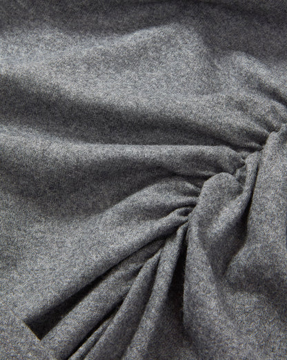 Veronica Beard | Theodora Wool Midi Dress in Medium Heather Grey Medium Heather Grey