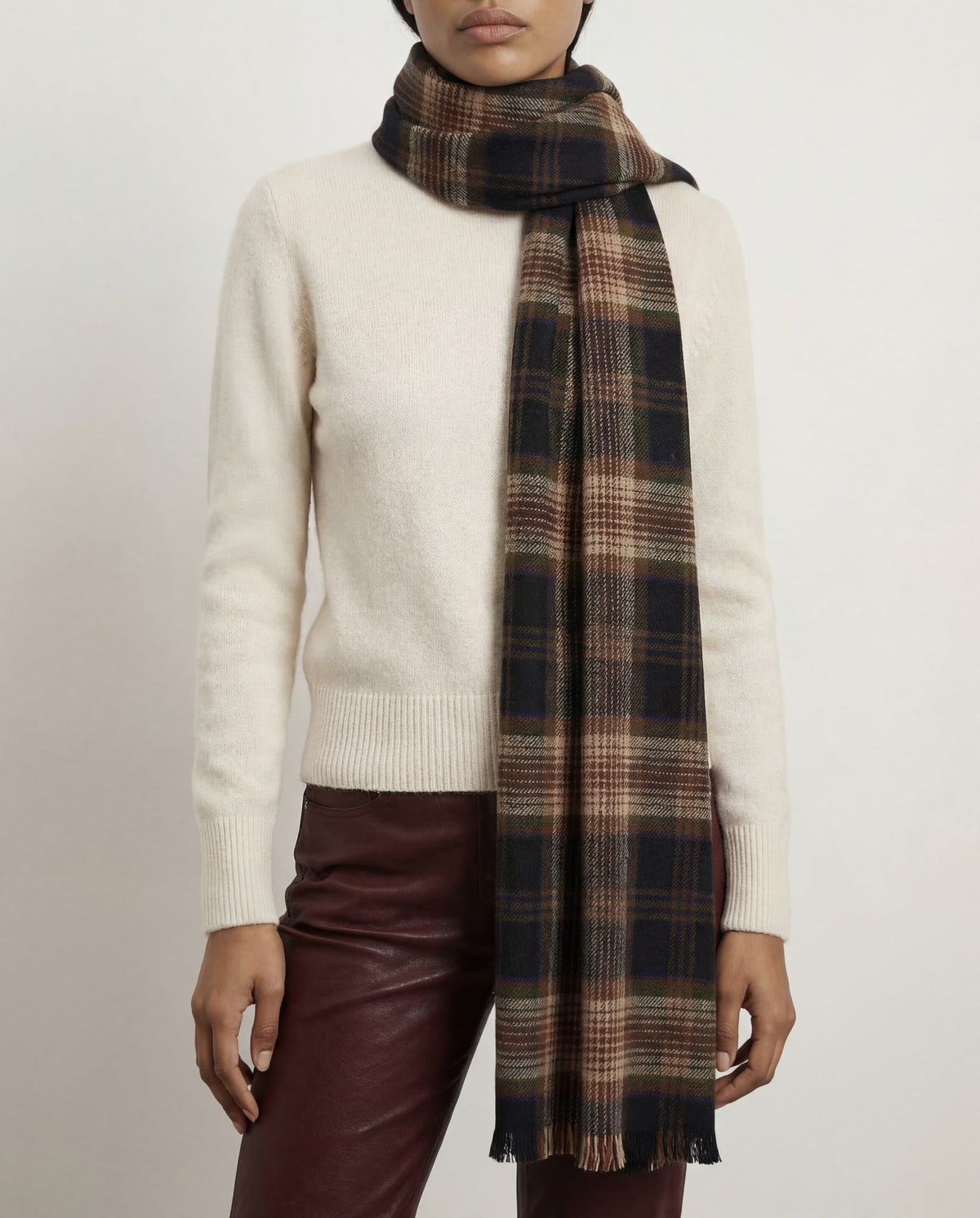 Veronica Beard | Veronica Beard Wool Scarf in Black Multi Black Multi