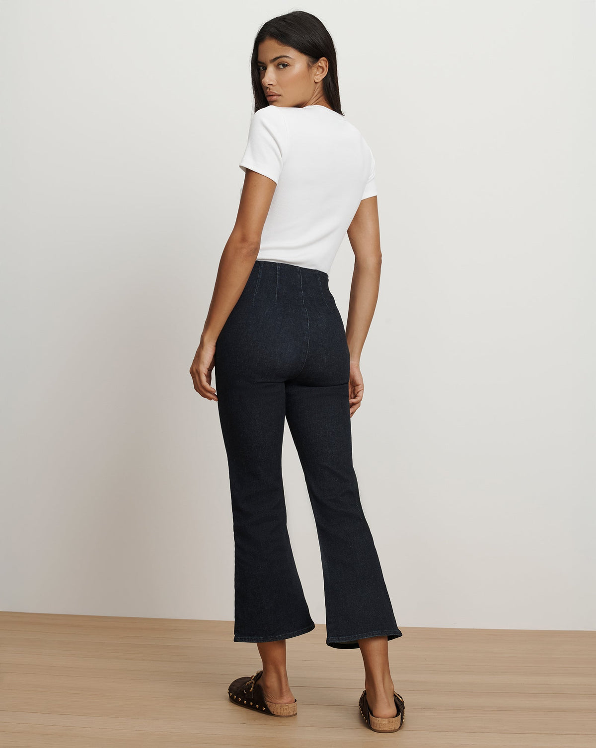 Veronica Beard | Carson Off-Duty Kick-Flare Jean in Oxford Oxford