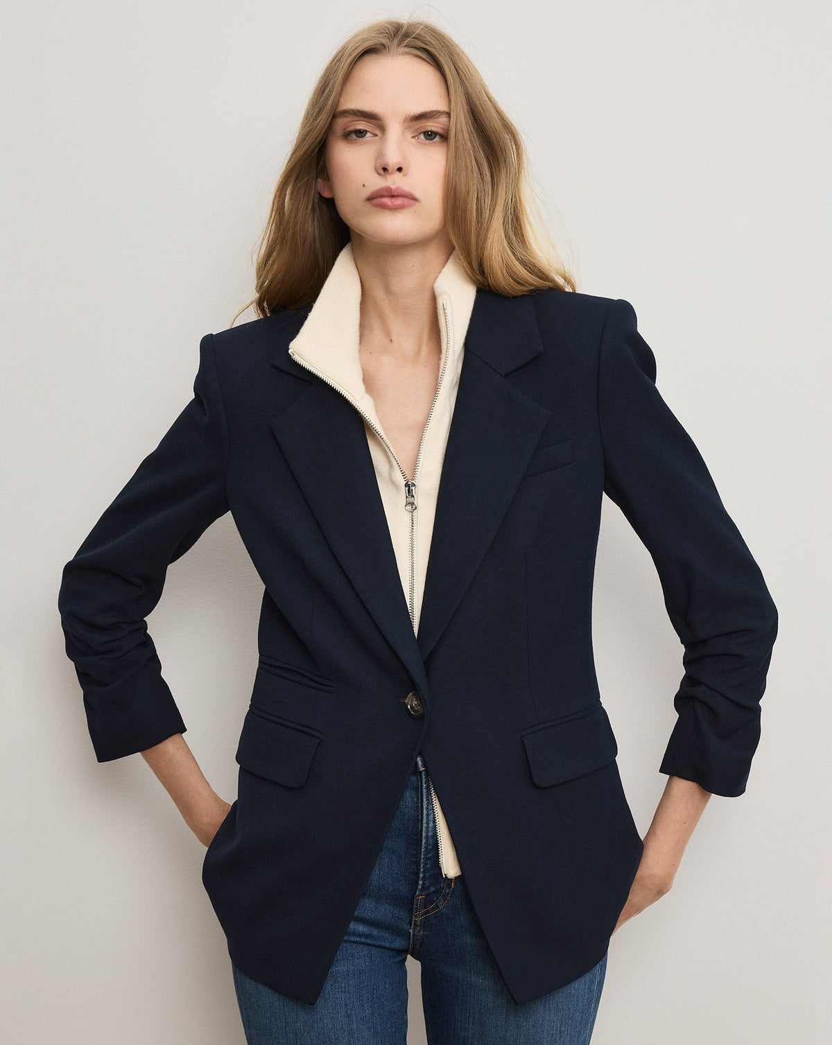 Veronica Beard | Cashmere Uptown Dickey Ivory