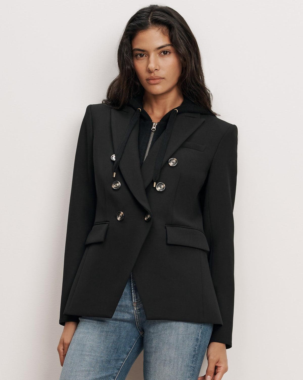 Veronica Beard | Hoodie Dickey Black