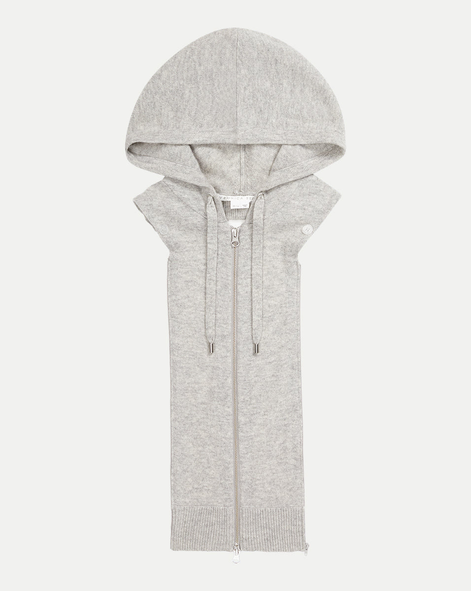 Veronica Beard | Cashmere Hoodie Dickey Grey