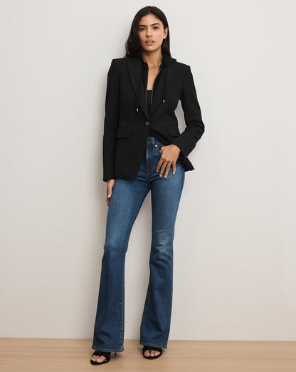 Veronica Beard | Cashmere Hoodie Dickey Black