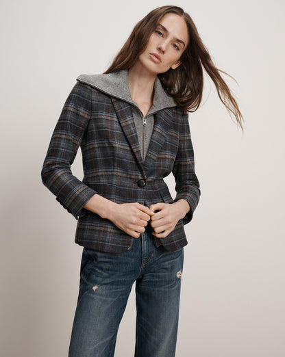 Veronica Beard | Beach Cashmere Dickey in Medium Heather Grey Medium Heather Grey