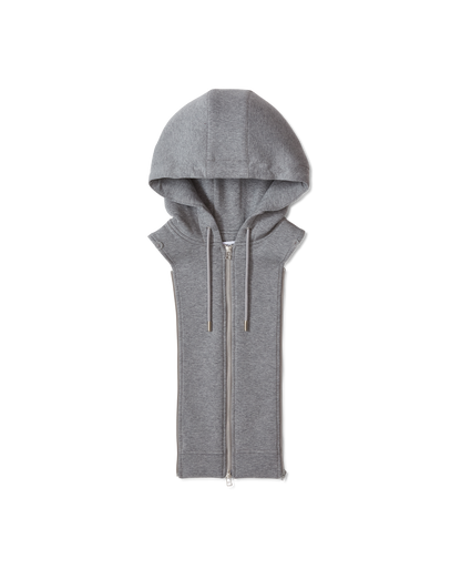 Veronica Beard | Oversized Hoodie Dickey in Grey Melange Grey Melange