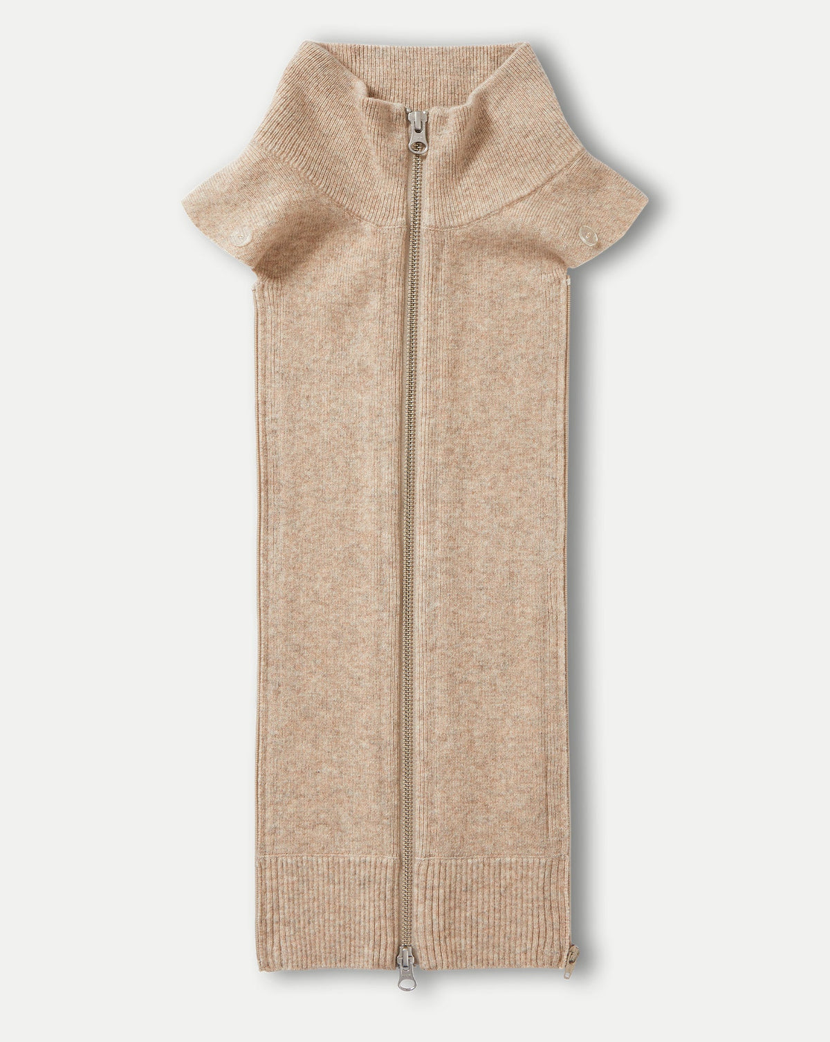 Veronica Beard | Uptown Merino Wool-Cashmere Dickey in Oatmeal Oatmeal