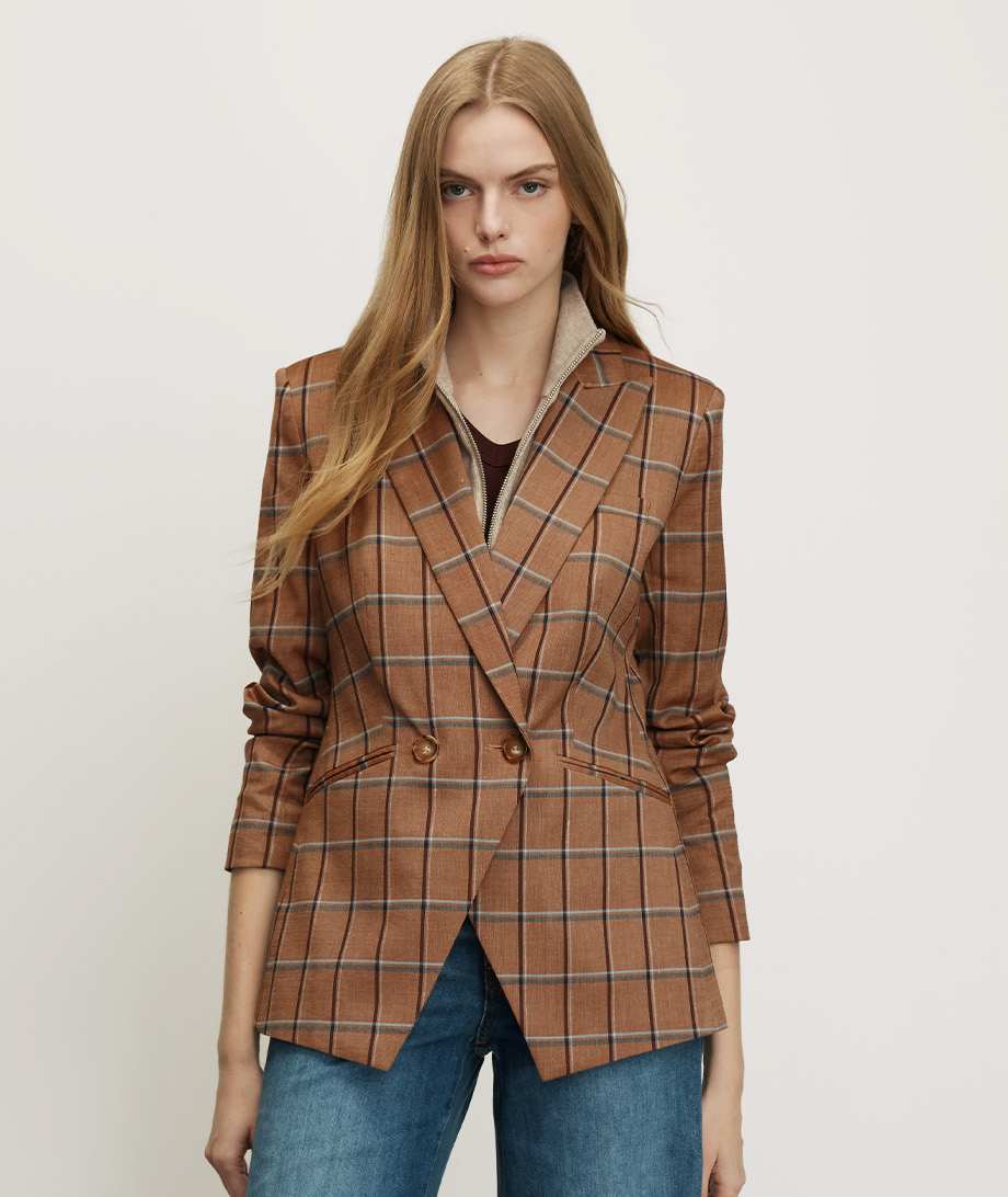 Veronica Beard | Uptown Merino Wool-Cashmere Dickey in Oatmeal Oatmeal