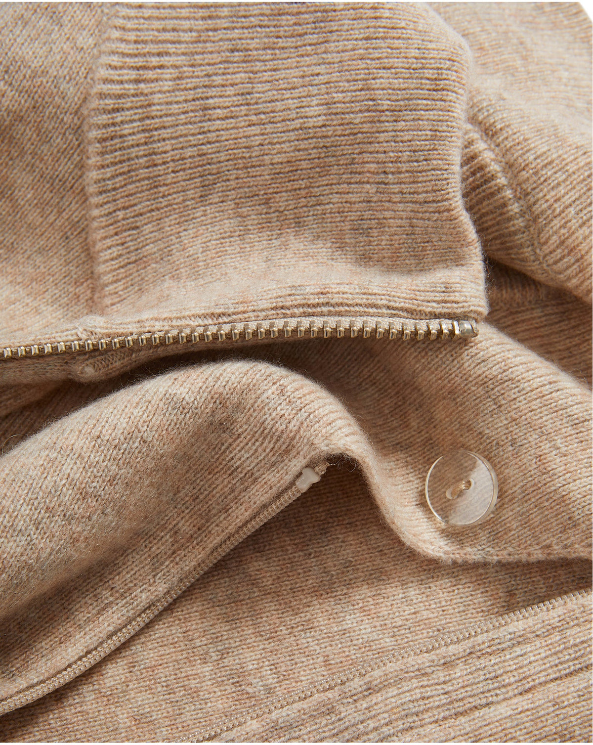 Veronica Beard | Uptown Merino Wool-Cashmere Dickey in Oatmeal Oatmeal