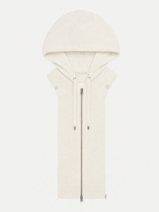 Veronica Beard | Cashmere Hoodie Dickey in Ivory Ivory