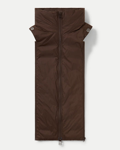 Veronica Beard | Puffer Dickey Insert in Dark Brown Espresso Espresso