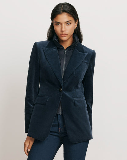 Veronica Beard | Puffer Dickey Insert in Navy Navy