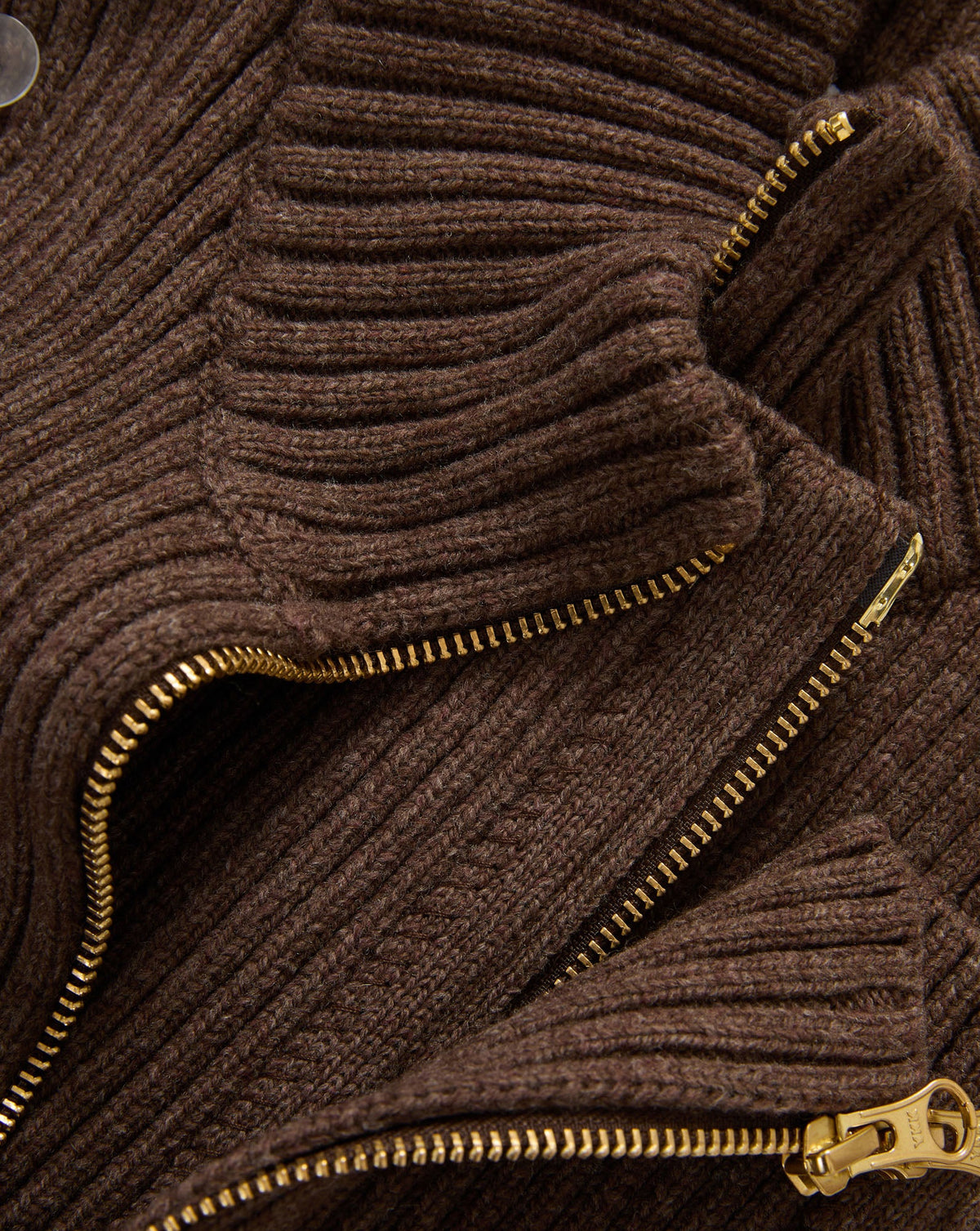 Veronica Beard | Turtleneck Dickey Insert in Espresso Dark Brown Espresso