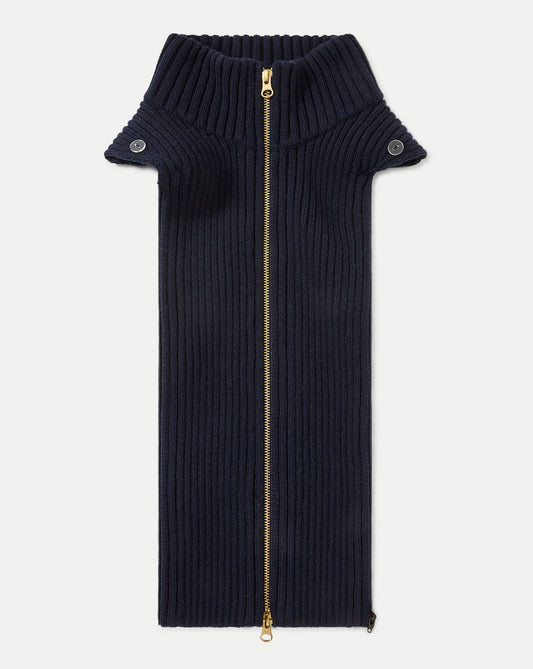 Veronica Beard | Turtleneck Dickey Insert in Navy Navy