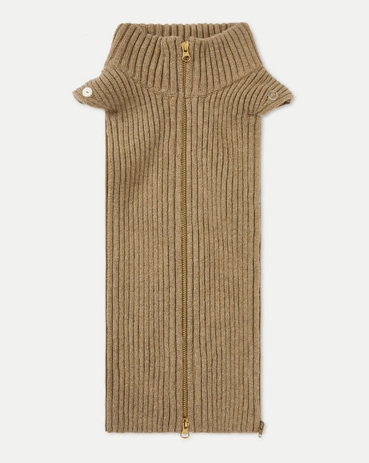 Veronica Beard | Turtleneck Dickey Insert in Desert Taupe Desert Taupe