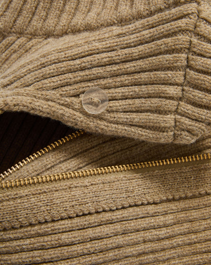 Veronica Beard | Turtleneck Dickey Insert in Desert Taupe Desert Taupe