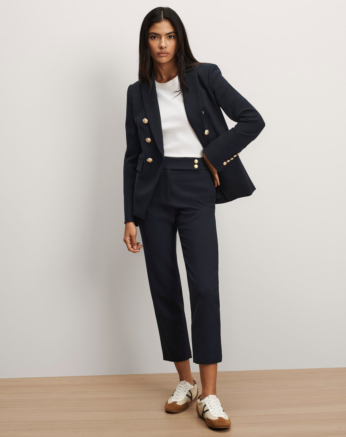 Veronica Beard | Miller Dickey Jacket Navy/Gold