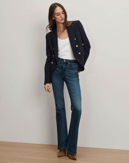 Veronica Beard | Miller Dickey Jacket Navy/Gold